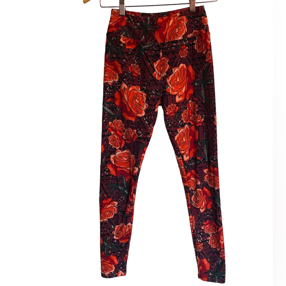 LulaRoe Floral Leggings